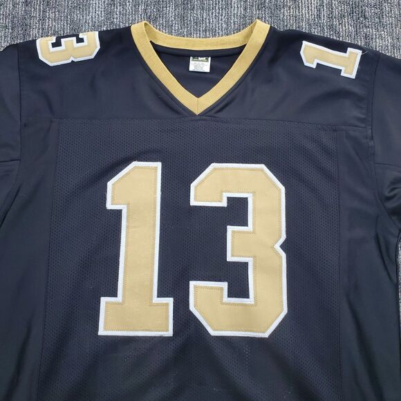 UNSIGNED CUSTOM Sewn Stitched Michael Thomas Black Jersey - Mens XL Hofsm - Picture 3 of 10